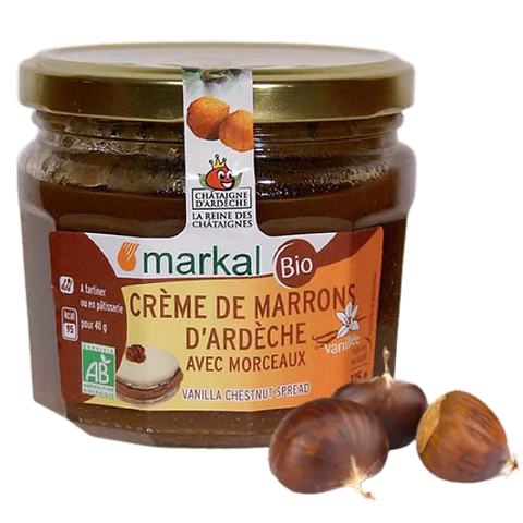 Creme Marrons Vanillée Morceaux BIO